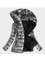 S'WEST Černá dámská zimní bunda 3 v 1 (B9558-1)