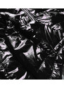 S'WEST Černá lesklá prošívaná dámská bunda (B9560)