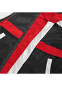 ZAC&ZOE Červeno-černá dámská bunda větrovka s kapucí (YR1967)