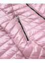 ATURE Dámská prošívaná bunda ve špinavě růžové barvě (6384)