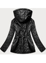 S'WEST Černá prošívaná dámská bunda (BR0121)