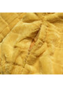 MONTE CERVINO Žlutá krátká oboustranná dámská bunda pro přechodné období (M832A)