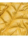 MONTE CERVINO Žlutá krátká oboustranná dámská bunda pro přechodné období (M832A)