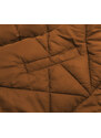 LHD Černo-karamelová oboustranná dámská zimní bunda (M-136)