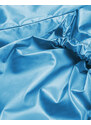 Ann Gissy Světle modrá tenká dámská bunda se stojáčkem (AG5-017)