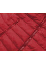 J.STYLE Tmavě červená lehká dámská prošívaná bunda (20311-275)