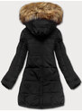 LHD Černá dámská zimní bunda (M-21305)