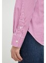Košile Polo Ralph Lauren dámská, růžová barva, regular, s klasickým límcem