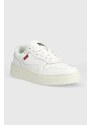 Kožené sneakers boty Levi's Glide S bílá barva, D7522.0001