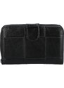 Romina & Co. Bags Praktická dámská koženková peněženka Francesca, černá