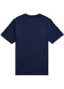 Dětské bavlněné tričko Polo Ralph Lauren Tmavomodrá barva, s potiskem