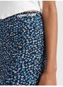 Tommy Hilfiger Tmavě modrá dámská květovaná midi sukně Tommy Jeans - Dámské