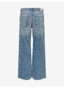 Modré dámské široké džíny ONLY Chris - Dámské