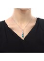 Sisi Jewelry Souprava náhrdelníku, náušnic a náramku Elegance Seablue