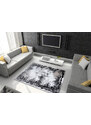 Dywany Łuszczów Kusový koberec Gloss 8493 78 Vintage grey/black - 80x150 cm