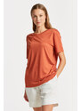 TRIČKO GANT REL DRAPED SS T-SHIRT oranžová XS