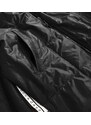ROSSE LINE Černá dámská bunda s barevnou kapucí (7722)