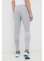 Tréninkové kalhoty adidas Essentials šedá barva, melanžové, IC0046