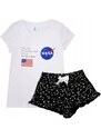E plus M Dámské bavlněné krátké pyžamo NASA