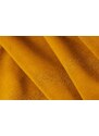 Žlutá sametová rohová pohovka Windsor & Co Dia 251 cm, levá
