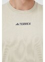 Sportovní triko adidas TERREX Multi HM4045 béžová barva
