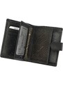 Pánská kožená peněženka Albatross SN MW102 Z RFID černá