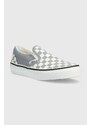 Dětské tenisky Vans UY Classic Slip On CTHR CHBD TRDWN šedá barva