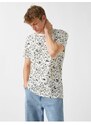 Koton Slim Fit Floral Printed T-Shirt