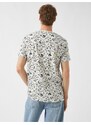 Koton Slim Fit Floral Printed T-Shirt