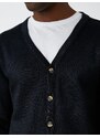 Koton V-Neck Cardigan Button Detail