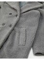 Koton Şahika Ercümen X - Dvouřadý plyšový kabát na knoflíky