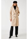 Koton Women's Coat Ecru 3wak00185ew