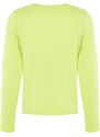 Trendyol Mint Crop 2-balení Top-Round Cardigan Knitwear Set