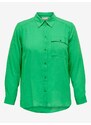 Zelená dámská košile ONLY CARMAKOMA Joleen - Dámské