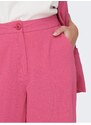 Růžové dámské široké kalhoty JDY Vincent - Dámské