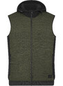 Pánská polstrovaná pletená fleecová vesta James & Nicholson