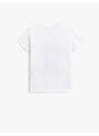 Koton Printed Short Sleeve T-Shirt Crew Neck Cotton