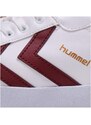 Hummel Unisex White Sneakers - Deuce Court Tonal