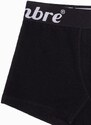Ombre Clothing Stylové černé boxerky U283