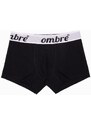 Ombre Clothing Stylové černo-bílé boxerky U283