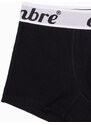 Ombre Clothing Stylové černo-bílé boxerky U283