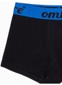 Ombre Clothing Stylové černo-modré boxerky U283