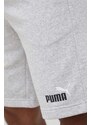 Kraťasy Puma pánské, šedá barva, melanžové, 586766