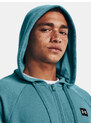 Under Armour Mikina UA Rival Fleece 1/2 Zip HD-BLU - Pánské