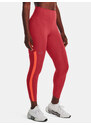 Under Armour Legíny UA Rush Legging Emboss Perf-RED - Dámské