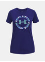 Under Armour Tričko UA Tech Wordmark SSC-BLU - Holky