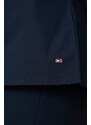 Košile Tommy Hilfiger tmavomodrá barva, regular, s klasickým límcem