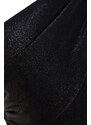Trendyol Black Crop Knitted Shimmering Bustier