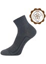 LINEMUM slabé ľanové ponožky VoXX antracit 39-42