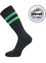 RETRAN antibakteriální sportovní ponožky VoXX černá/zelená 43-46